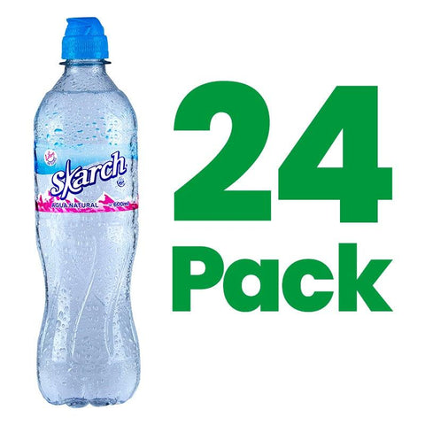 Pack de agua natural skarch de AGA 600 ml