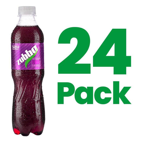 24 pack Zubba bebida sin gas